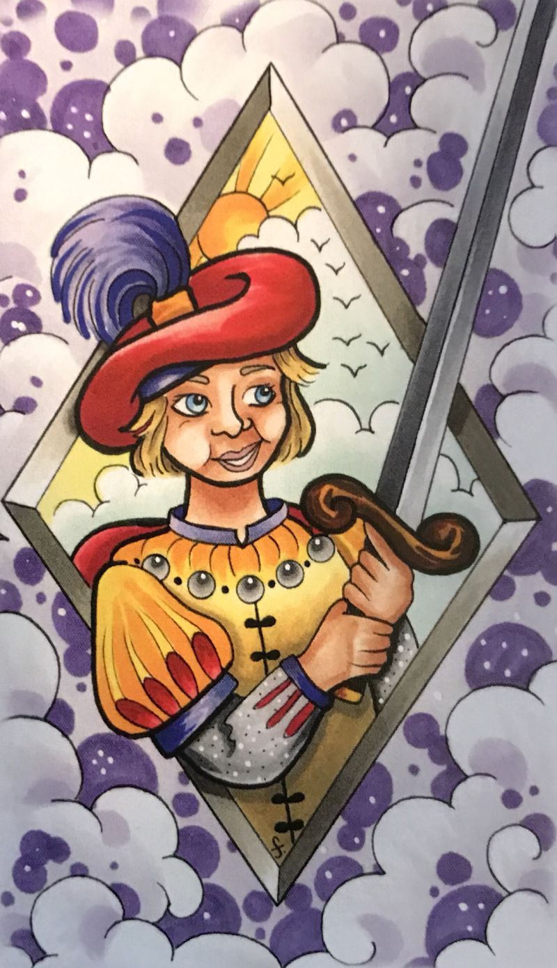 Card of the Day – Page of Swords – Thursday, November 22, 2018 — Tarot by&nbsp;Cecelia