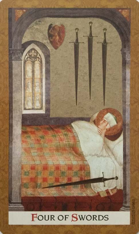 Daily Tarot:  Four of Swords —&nbsp;Alchemy