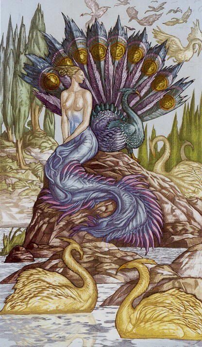 Card of the Day – 9 of Pentacles – Wednesday, February 13, 2019 — Tarot by&nbsp;Cecelia