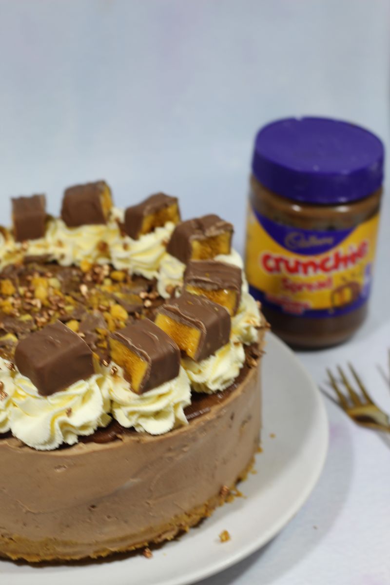 No Bake Crunchie Cheesecake — Sarah’s Cake&nbsp;Blog