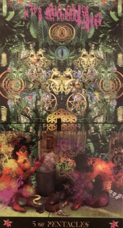 Card of the Day – 5 of Pentacles – Saturday, June 29, 2019 — Tarot by&nbsp;Cecelia