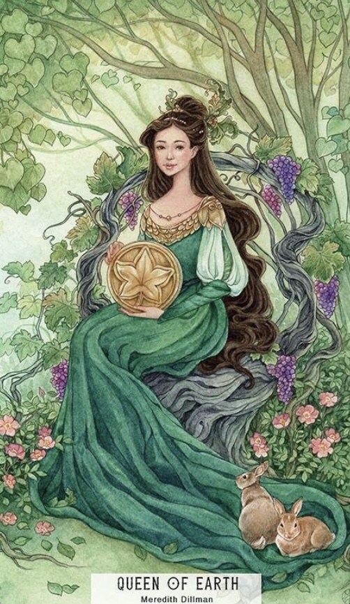 Card of the Day – Queen of Pentacles (Earth) – Friday, July 26, 2019 — Tarot by&nbsp;Cecelia