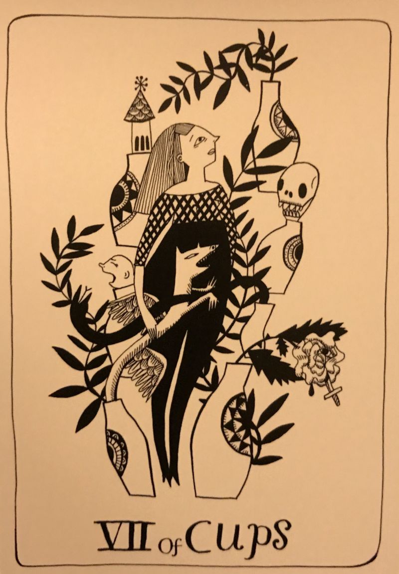 Card of the Day – 7 of Cups – Thursday, July 11, 2019 — Tarot by&nbsp;Cecelia