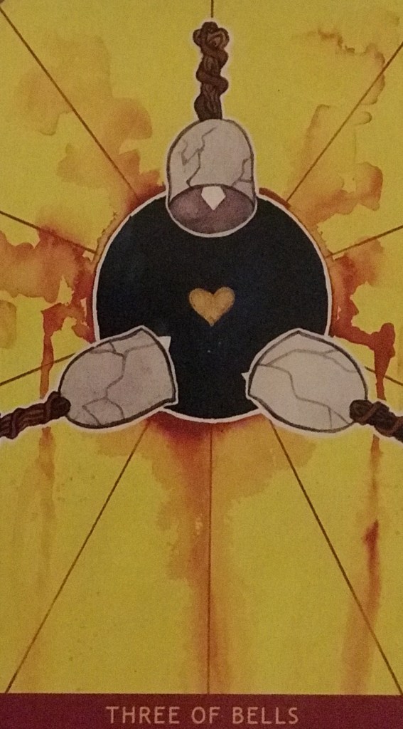 Card of the Day – 3 of Swords (Bells) – Wednesday, August 7, 2019 — Tarot by&nbsp;Cecelia