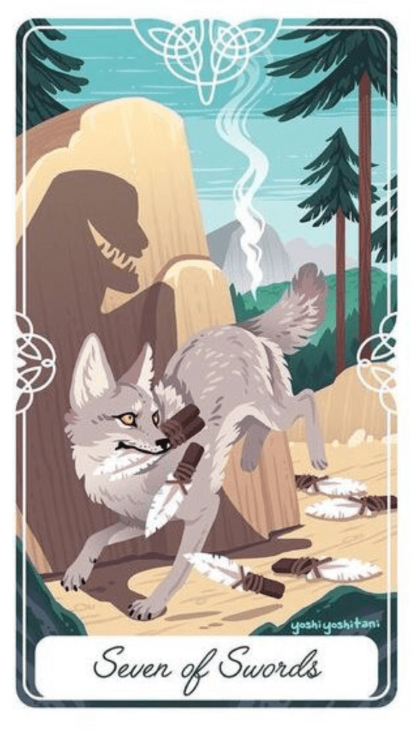 Card of the Day – 7 of Swords – Tuesday, August 13, 2019 — Tarot by&nbsp;Cecelia