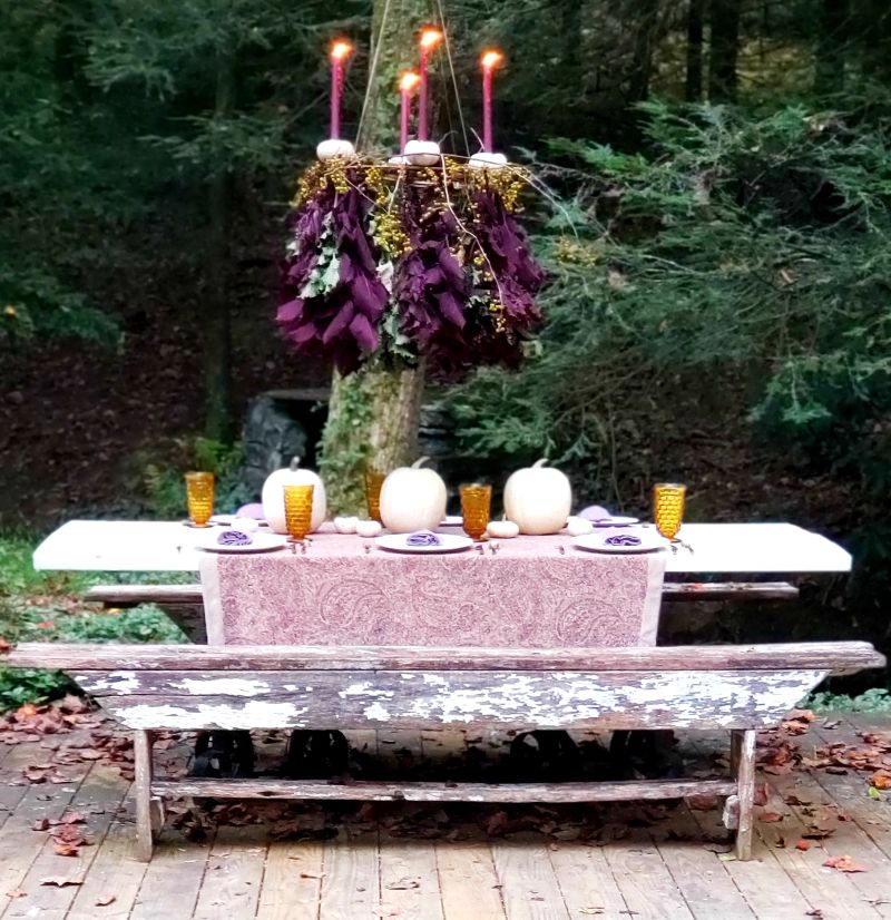 DIY Fall Chandelier — Provincial&nbsp;Elegance