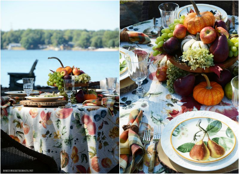Botanical Fall Fruits + Lakeside Table — Home is Where the Boat&nbsp;Is