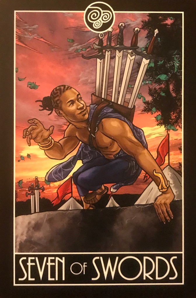 Card of the Day – 7 of Swords – Saturday , October 19, 2019 — Tarot by&nbsp;Cecelia