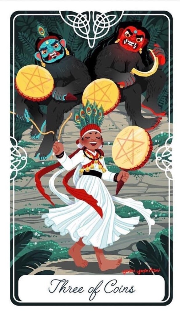 Card of the Day – 3 of Pentacles (Coins) – Thursday, November 28, 2019 — Tarot by&nbsp;Cecelia