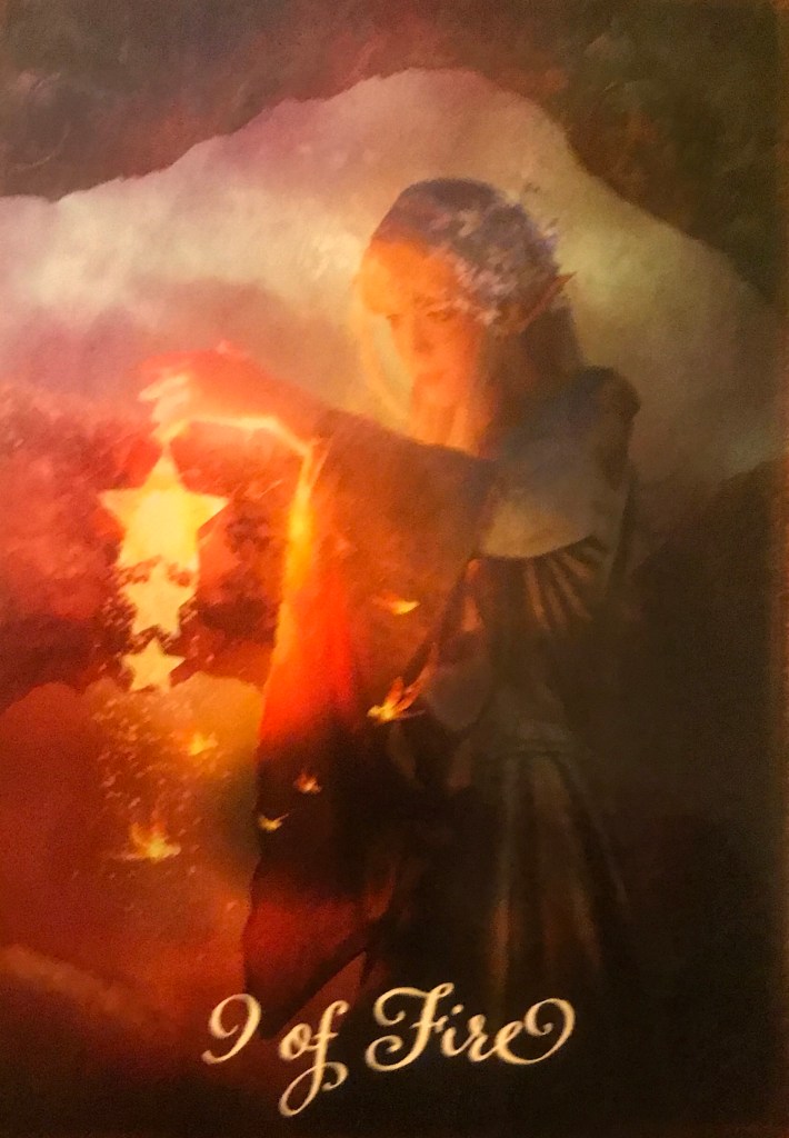 Card of the Day – 9 of Wands (Fire) – Wednesday, December 18, 2019 — Tarot by&nbsp;Cecelia