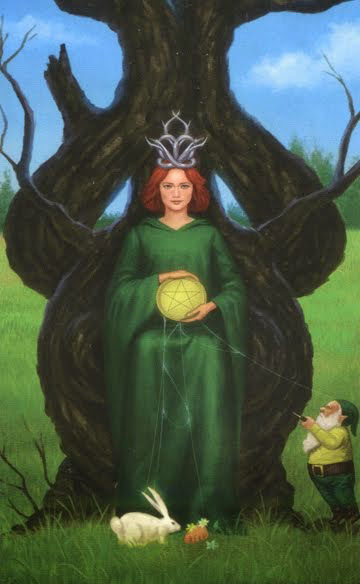Tarot for Today – Queen of Pentacles -Wednesday, January 1, 2020 – Tarot by Lady Dyanna — Ravenhawks’ Magickal Mystical&nbsp;Places