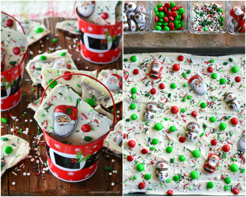 Easy Christmas Santa and Snowman Bark — Home is Where the Boat&nbsp;Is