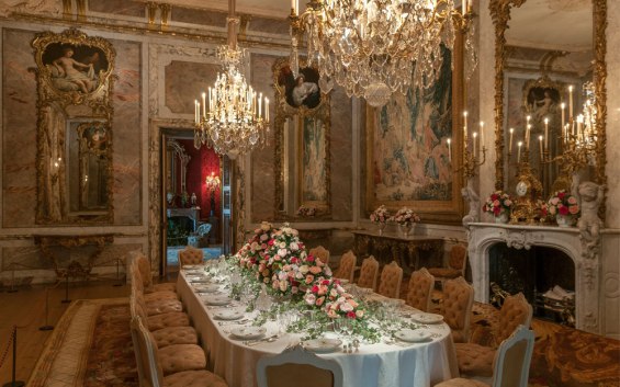 Waddesdon Manor Victorian Dining Room by Mike Fear Wikipedia