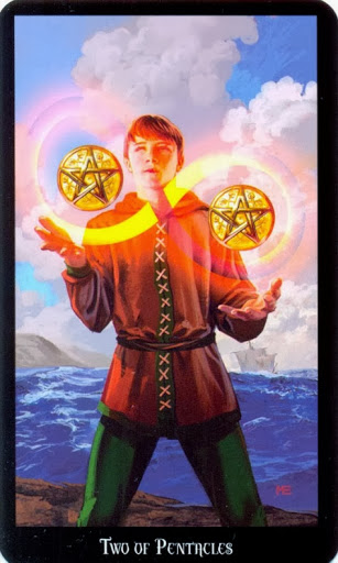 Tarot for Today -2 of Pentacles – Tuesday, March 24, 2020 – Tarot by Lady Dyanna — Ravenhawks’ Magickal Mystical&nbsp;Places
