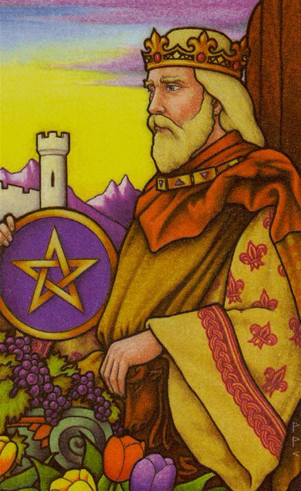 Tarot for Today – King of Pentacles – Tuesday, March 31, 2020 – Tarot by Lady Dyanna — Ravenhawks’ Magickal Mystical&nbsp;Places