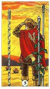 Tarot for Today -3 of Wands - Wednesday, April 15, 2020 - Tarot by Lady Dyanna