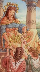 Tarot for Today -6 of Pentacles - Thursday, April 23, 2020 - Tarot by Lady Dyanna