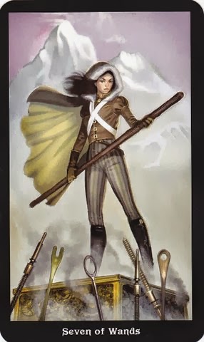 Tarot for Today -7 of Wands -Sunday, April 26, 2020 – Tarot by Lady&nbsp;Dyanna
