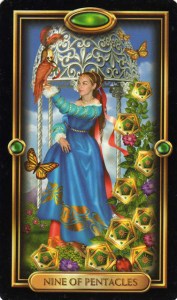 Tarot for Today -9 of Pentacles - Monday, April 27, 2020 - Tarot by Lady Dyanna