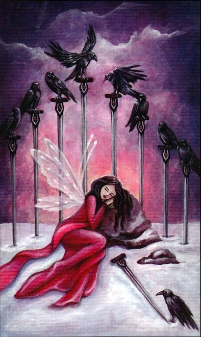 Tarot for Today – 9 of Swords – Saturday, April 4, 2020 – Tarot by Lady Dyanna — Ravenhawks’ Magickal Mystical&nbsp;Places