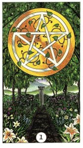 Tarot for Today -Ace of Pentacles - Wednesday, April 22, 2020 - Tarot by Lady Dyanna