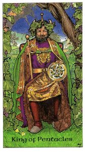 Tarot for Today -King of Pentacles - Sunday, April 19, 2020 - Tarot by Lady Dyanna