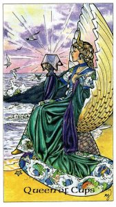 Tarot for Today -Queen of Cups - Thursday, April 16, 2020 - Tarot by Lady Dyanna