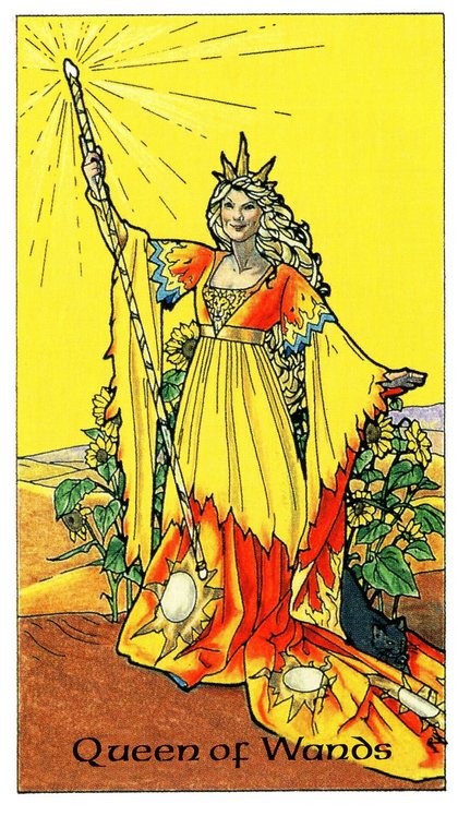 Tarot for Today -Queen of Wands - Monday, April 20, 2020 - Tarot by Lady Dyanna