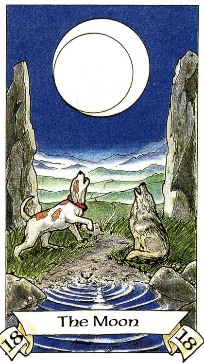 Tarot for Today -The Moon - Saturday, April 18, 2020 - Tarot by Lady Dyanna