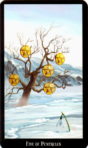 Tarot for Today – 5 of Pentacles – Thursday, May 14, 2020 – Tarot by Lady&nbsp;Dyanna