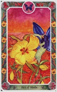 Tarot for Today -5 of Wands - Monday, May 4, 2020 - Tarot by Lady Dyanna