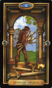 Tarot for Today - 7 of Swords - Sunday, May 10, 2020 - Tarot by Lady Dyanna