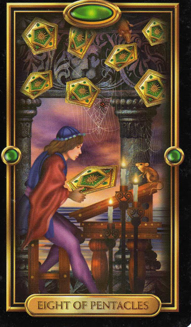 Tarot for Today – 8 of Pentacles – Saturday, May 9, 2020 – Tarot by Lady&nbsp;Dyanna