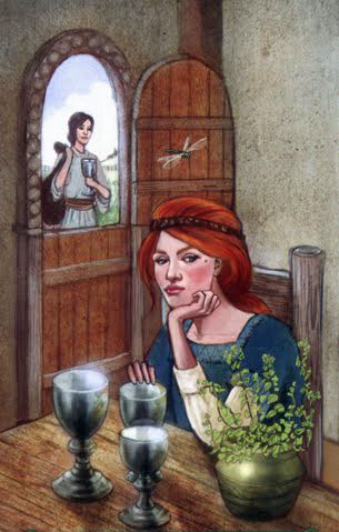 Tarot for Today - 4 of Cups- Tuesday , June 30, 2020 - Tarot by Lady Dyanna