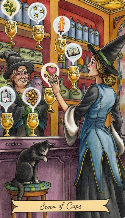 Tarot for Today – 7 of Cups – Thursday , July 23, 2020 – Tarot by Lady&nbsp;Dyanna