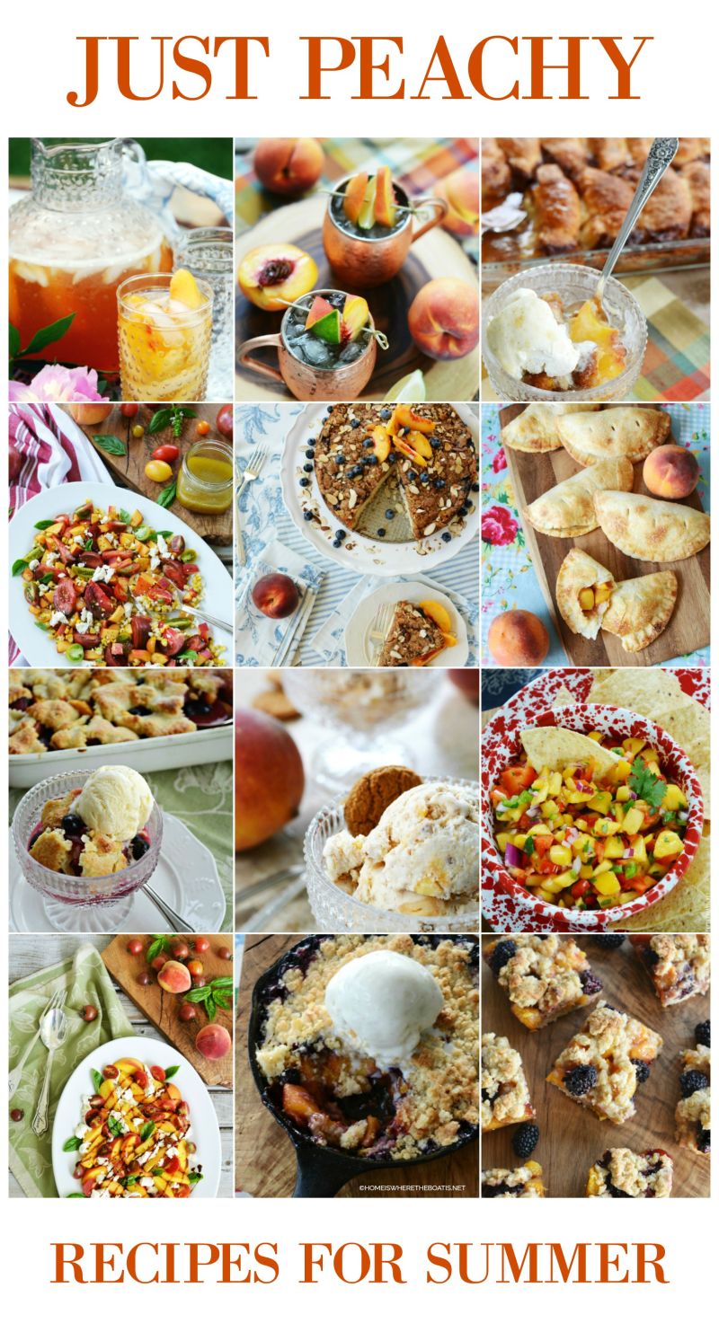 Refreshing Peach Tea Mule + ‘Just Peachy’ Recipes for Summer — Home is Where the Boat&nbsp;Is