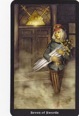 Tarot for Today -7 of Swords – Tuesday, August 25, 2020 – Tarot by Lady Dyanna — Ravenhawks’ Magickal Mystical&nbsp;Places