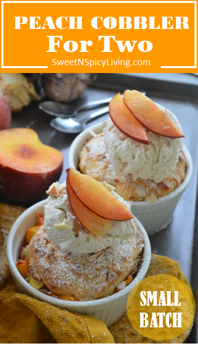 [VIDEO] Peach Cobbler with Cornmeal Biscuit Topping, For Two&nbsp;—