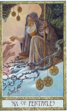 Tarot Guidance for Thursday 5 August 2021: 6 of Pentacles&nbsp;—